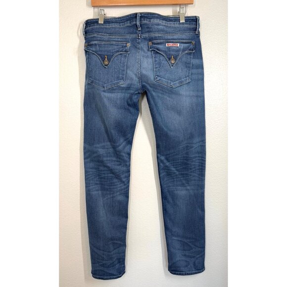 Hudson‎ Women's Medium-Wash Skinny Jeans Size 29 Blue Denim Pants Stretch EUC - Picture 6 of 13